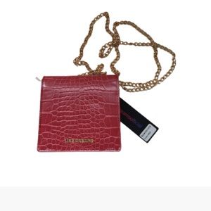 Red mini chain bag